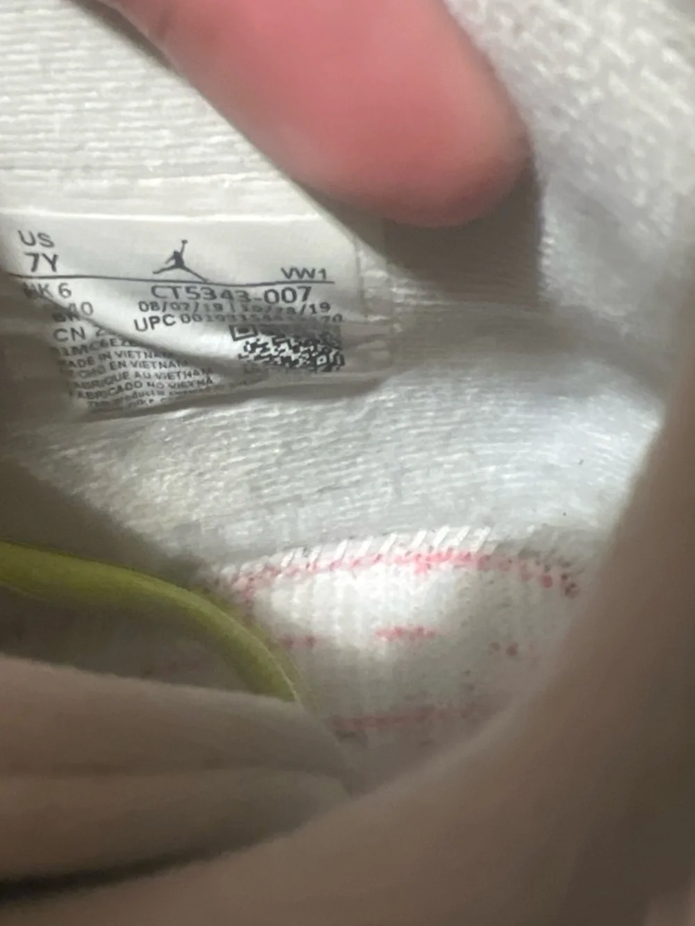 Air Jordan 4 Retro SE Neon 95 GS Size 7Y Grey Volt – No Insoles